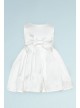 Silky Tank Flower Girl Dress with Bow Waist Bardot 38626DBB1