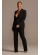 Single Button Relaxed Fit Plus Size Suit Jacket  Collection 9WG3997