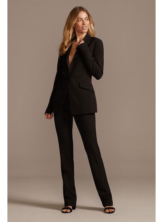 Single Button Relaxed Fit Suit Jacket  WG3997