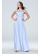 Sleeveless Embroidered Georgette Bridesmaid Dress  F19987