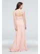 Sleeveless Embroidered Georgette Bridesmaid Dress  F19987