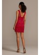 Sleeveless Short Deep-V Bodycon Glitter Lace Dress Speechless D80461H852