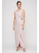 Smoothing Compression Knit Mock Wrap Gown Alex Evenings 134200