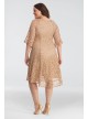 Sofia Sequin Lace Plus Size Dress Kiyonna 13182508