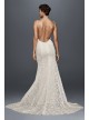 Soft Lace Wedding Dress with Low Back Galina 4XLWG3827