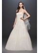 Soft Tulle Wedding Dress with Leaf Lace Applique  Collection OP1338