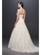 Soft Tulle Wedding Dress with Leaf Lace Applique  Collection OP1338