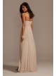 Spaghetti Strap Chiffon Bridesmaid Dress with Slit  F20342