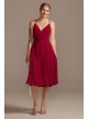 Spaghetti Strap Chiffon Short Bridesmaid Dress  F20240