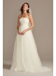 Spaghetti Strap Pleated Tulle Wedding Dress  Collection WG3994