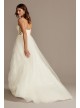 Spaghetti Strap Pleated Tulle Wedding Dress  Collection WG3994