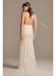 Spaghetti Strap Sequin Applique Lace Wedding Dress Melissa Sweet MS251221