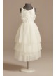 Stella Mesh Flower Girl Dresses,aaa00f Girl Dress with 3D Flower Girl Dresses,aaa00fs US Angels FG-753