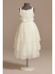 Stella Mesh Flower Girl Dresses,aaa00f Girl Dress with 3D Flower Girl Dresses,aaa00fs US Angels FG-753