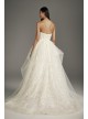 Stencil Sequin Lightweight Ball Gown Wedding Dress  VW351487