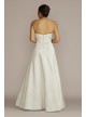 Strapless A-Line Satin Wedding Dress DB Studio BLANKSALINEMISSY