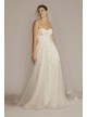 Strapless Beaded Glitter Tulle Wedding Gown Melissa Sweet MS251251