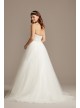 Strapless Crystal Floral Bodice Wedding Dress  Collection WG3996