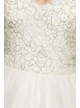 Strapless Crystal Floral Bodice Wedding Dress  Collection WG3996