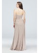 Strapless Georgette Cascade Bridesmaid Dress  F19904