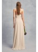 Strapless Georgette Sheath Bridesmaid Dress  VW360451