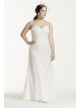 Strapless Lace Over Satin Plus Size Wedding Dress  Collection 9WG3263