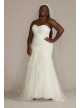 Strapless Mermaid Plus Size Wedding Dress Oleg Cassini 8CWG926