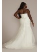 Strapless Mermaid Plus Size Wedding Dress Oleg Cassini 8CWG926