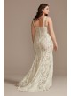 Strapless Stretch Lace Tall Plus Wedding Dress DB Studio 4XL9WG4022