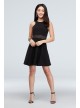 Strappy Circle Neck Illusion Waist Skater Dress Speechless D71074DNE