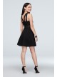 Strappy Circle Neck Illusion Waist Skater Dress Speechless D71074DNE