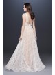 Strappy Deep V-Neck Lace Sheath Wedding Dress Galina WG3959