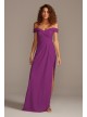 Stretch Crepe Off-the-Shoulder Bridesmaid Dress  F20106