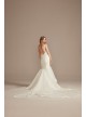 Stretch Crepe V-Back Trumpet Mermaid Wedding Dress  SWG866