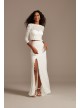 Stretch Lace Wedding Separates Skirt with Slit DB Studio DS150828