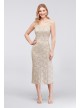 Stretch Sequin Lace Tank Dress and Matching Jacket  9896