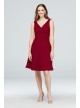 Surplice Tank Short Chiffon Bridesmaid Dress  F19964