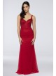 Sweetheart Sheath Dress with Tonal Crystals Terani Couture 1912P8438