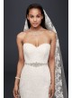 Sweetheart Trumpet Wedding Dress with Beaded Sash  Collection V3680