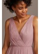 Tank Pleated Soft Net Bridesmaid Dress  F20110