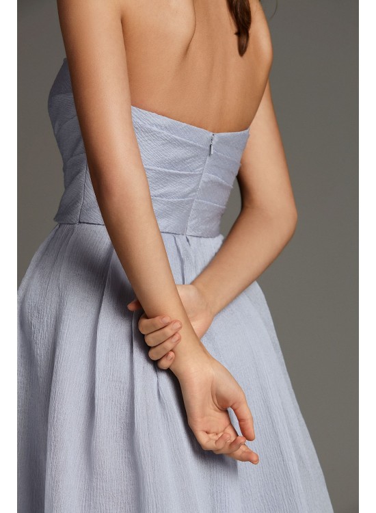 Textured Organza A-Line Bridesmaid Dress  VW360441