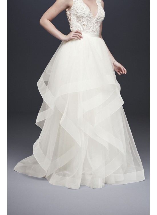 Tiered Tulle Ball Gown Wedding Skirt  Collection WG3946