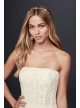 Trailing Floral Lace Wedding Gown with Capelet Melissa Sweet MS251186