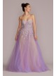 Tulle Ball Gown with Illusion Lace Corset Jules and Cleo WBM2881