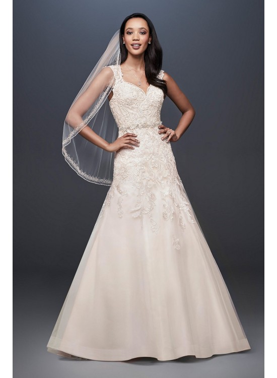 Tulle Cap Sleeve Mermaid Wedding Dress  Collection WG3911