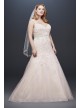 Tulle Cap Sleeve Plus Size Mermaid Wedding Dress  Collection 9WG3911