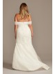 Tulle Floral Off-Shoulder Plus Size Wedding Dress  Collection 9WG3978