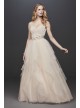 Tulle Petite Tank Ball Gown with Layered Skirt Galina 7WG3913