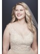 Tulle Plus Size Tank Ball Gown with Layered Skirt Galina 9WG3913