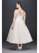 Tulle Plus Size Tea-Length Wedding Dress  Collection 9WG3857